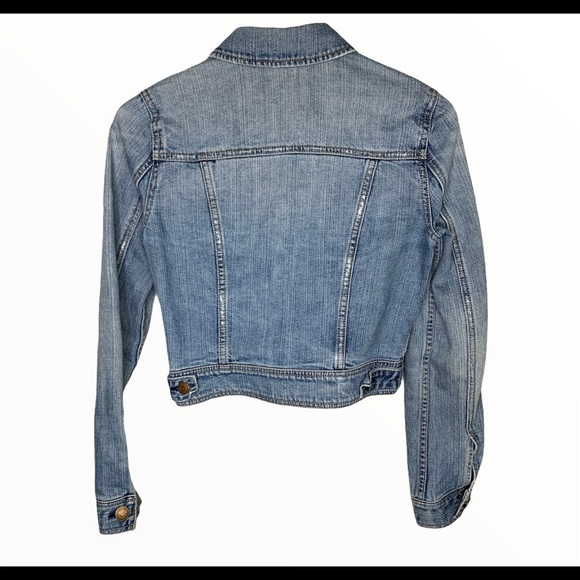 AMERICAN EAGLE Button Front Jean Jacket With Pockets Denim Blue Size Small - Picture 7 of 10